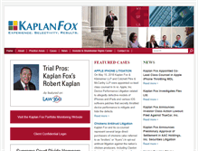 Tablet Screenshot of kaplanfox.com